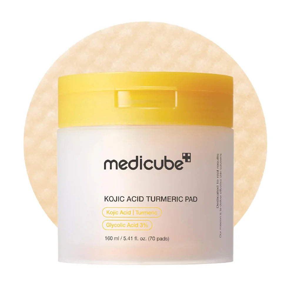 Medicube Kojic Acid Turmeric Clarifying Toner Pads