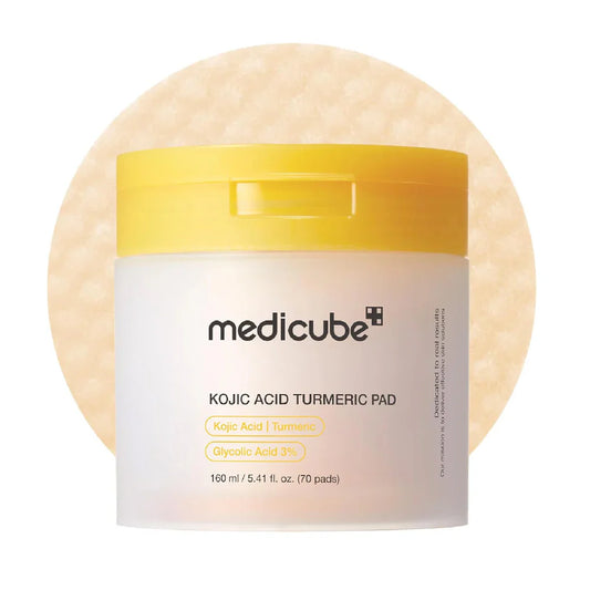 Medicube Kojic Acid Turmeric Clarifying Toner Pads