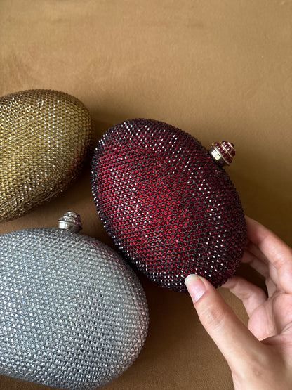 Rhinestone mini clutch